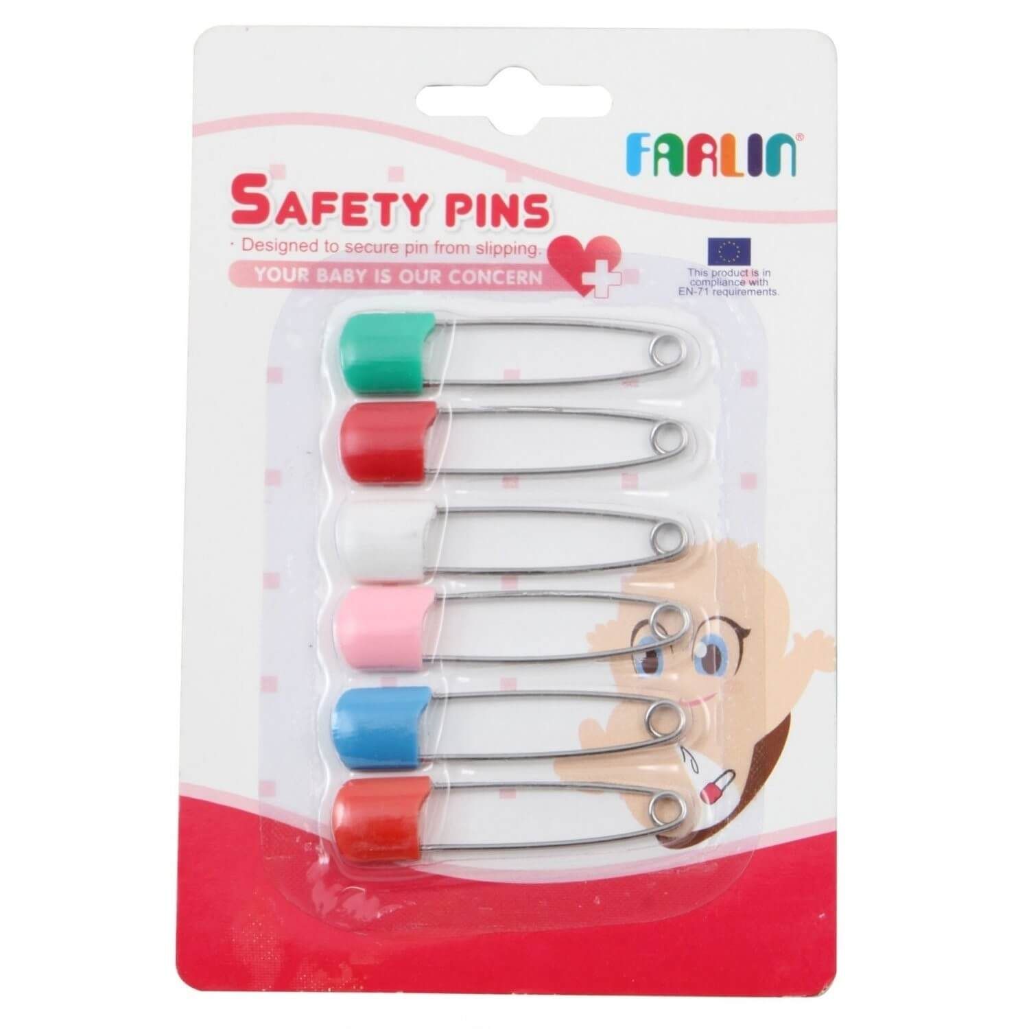 FARLIN SAFETY PINS (BF-121-6)