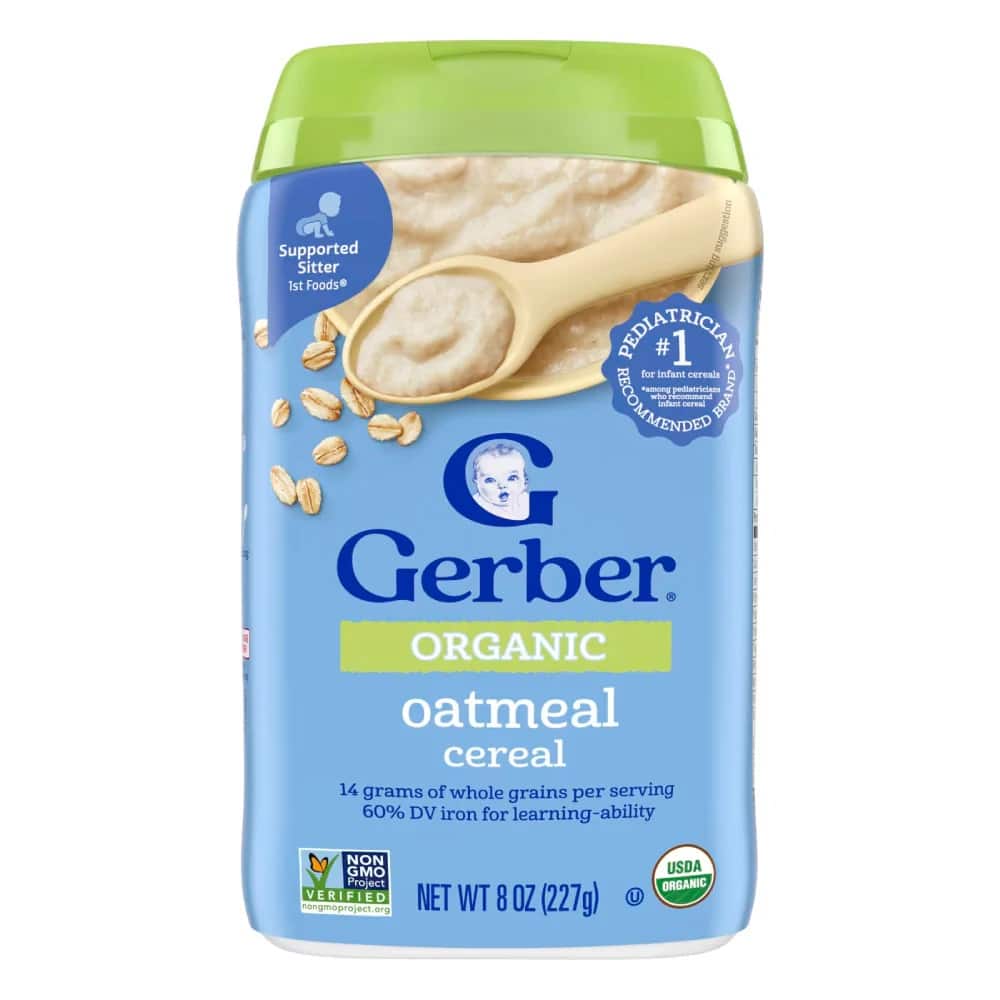 gerber organic oatmeal c